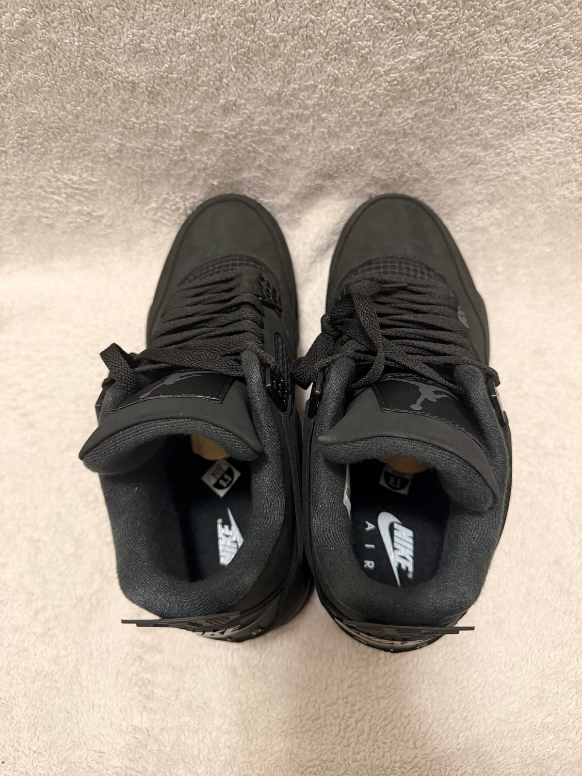 Air Jordan 4 Retro "Black Cat" (2025) – Men's US 9.5
