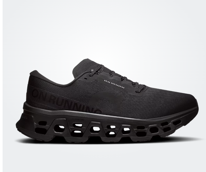 On Cloudmonster 3 Men's Running Shoes — Black / Black