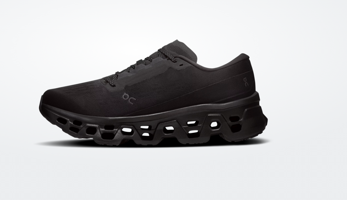 On Cloudmonster 3 Men's Running Shoes — Black / Black