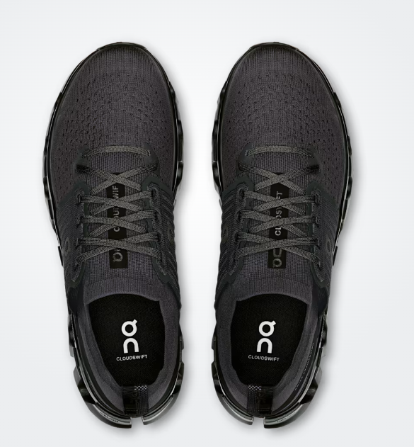 On Cloudswift 4 Men's Running Shoes — Black